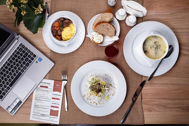 food, business lunch, a restaurant, dinner, view from above, pc, computer, business lunch, business lunch, business lunch, business lunch, business lunch. How do you run audience research for food creator partnerships?